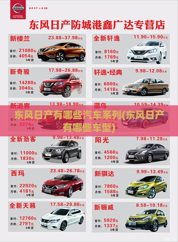 东风日产有哪些汽车系列(东风日产有哪些车型)
