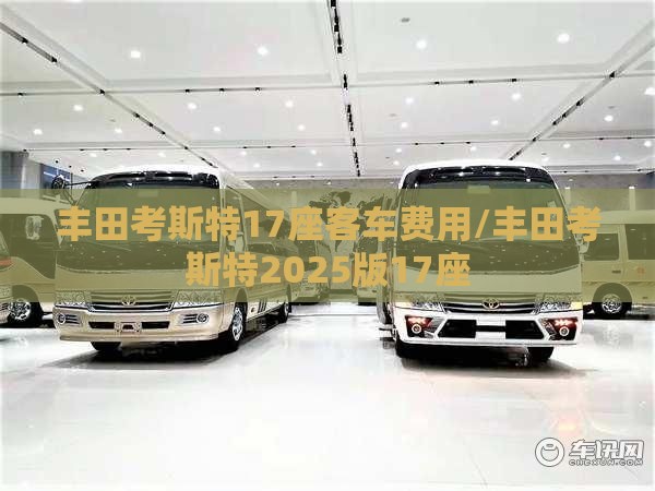 丰田考斯特17座客车费用/丰田考斯特2025版17座