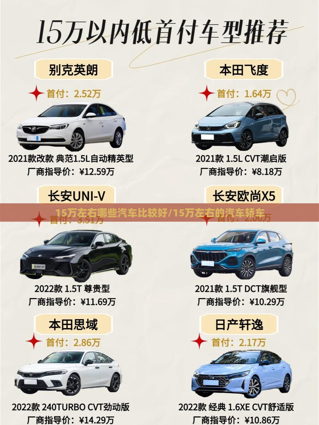 15万左右哪些汽车比较好/15万左右的汽车轿车 15万左右哪些汽车比较好/15万左右的汽车轿车