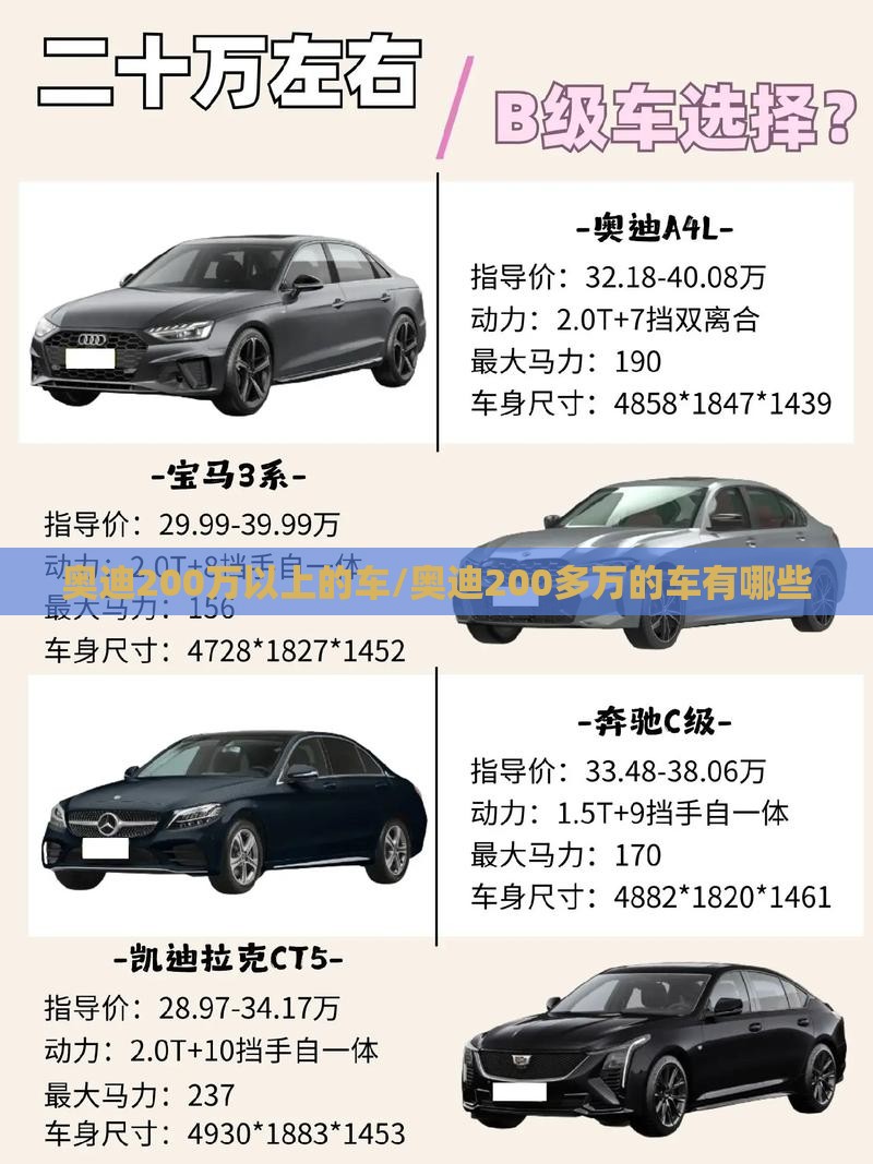 奥迪200万以上的车/奥迪200多万的车有哪些 奥迪200万以上的车/奥迪200多万的车有哪些