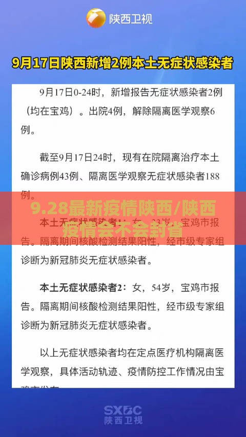9.28最新疫情陕西/陕西疫情会不会封省