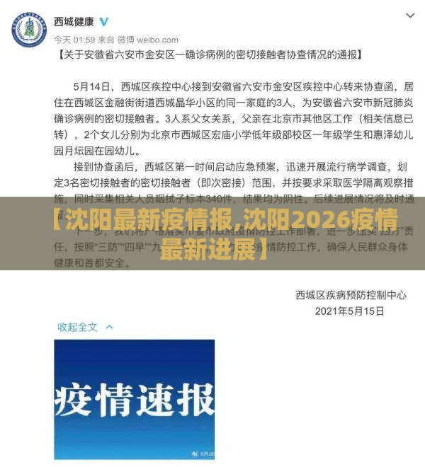 【沈阳最新疫情报,沈阳2026疫情最新进展】